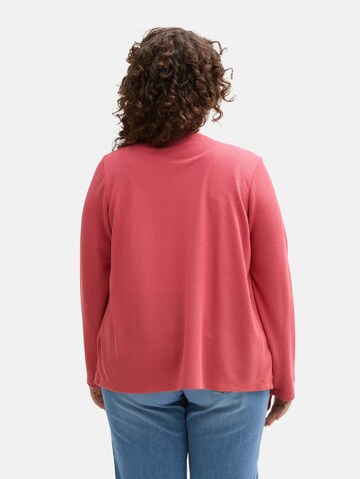Tom Tailor Women + Gebreid vest in Rood