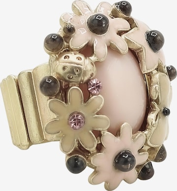COLLEZIONE ALESSANDRO Ring 'Frühlingsgefühl' in Pink: front