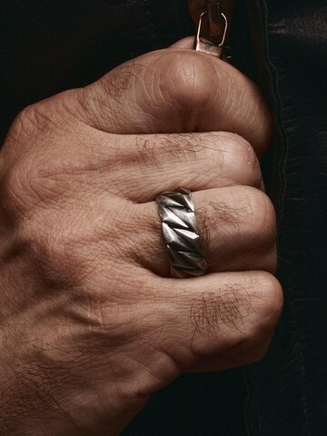 REYTEL Ring 'CUBAN CHAIN'‌‌‌‌ in Silber