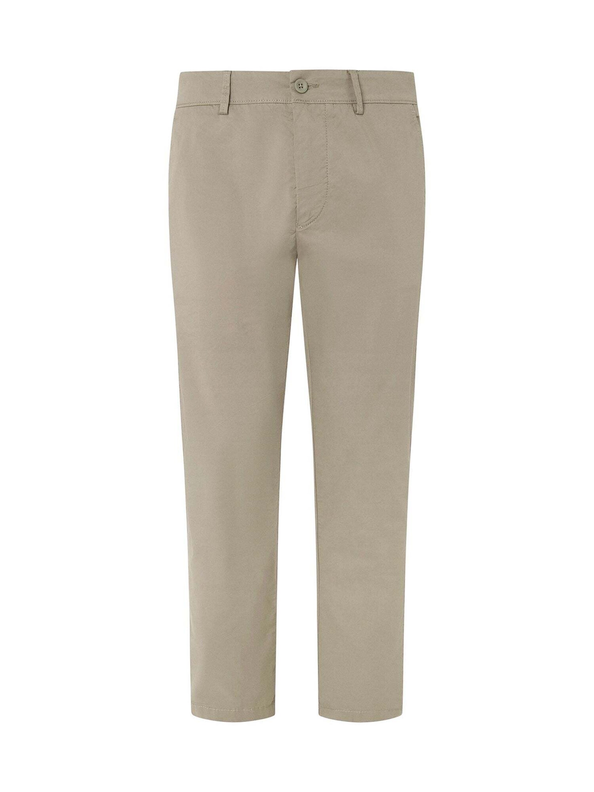 Pepe Jeans Slim fit Chino trousers in Beige: front