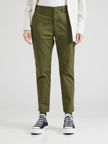 Regular Pantalon 'V-DOWNTOWN' GAP en vert : devant