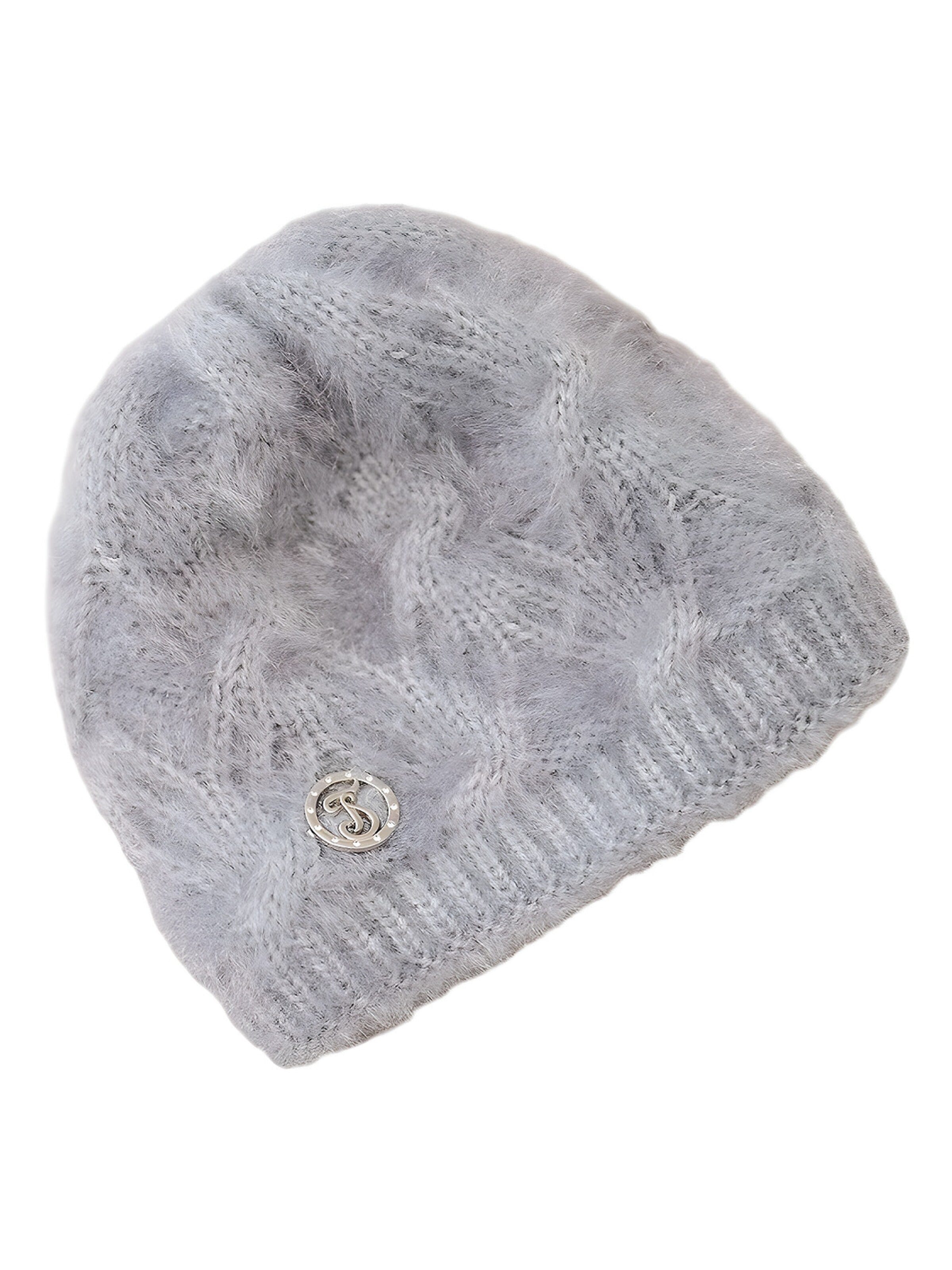 Lumera Czapka w kolorze szary: przód