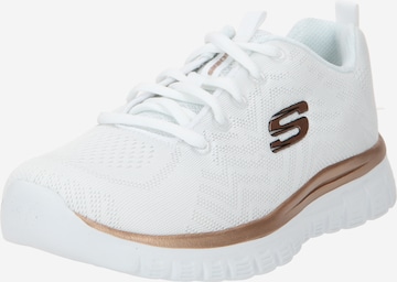 SKECHERS Низкие кроссовки 'Graceful Get Connected' в Белый: спереди