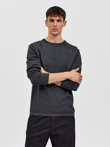 Pullover 'Maine' di SELECTED HOMME in grigio: frontale