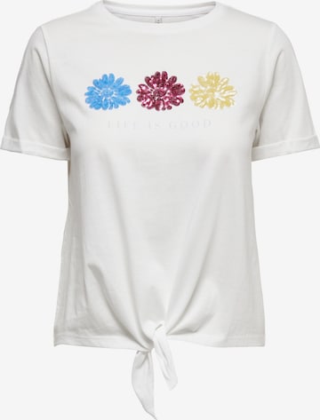 ONLY Tričko 'ONLDORA' - Biela: predná strana