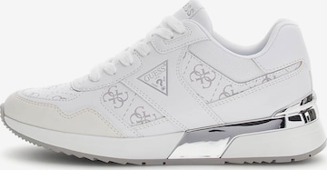 Sneaker low 'Mickay' de la GUESS pe alb: față