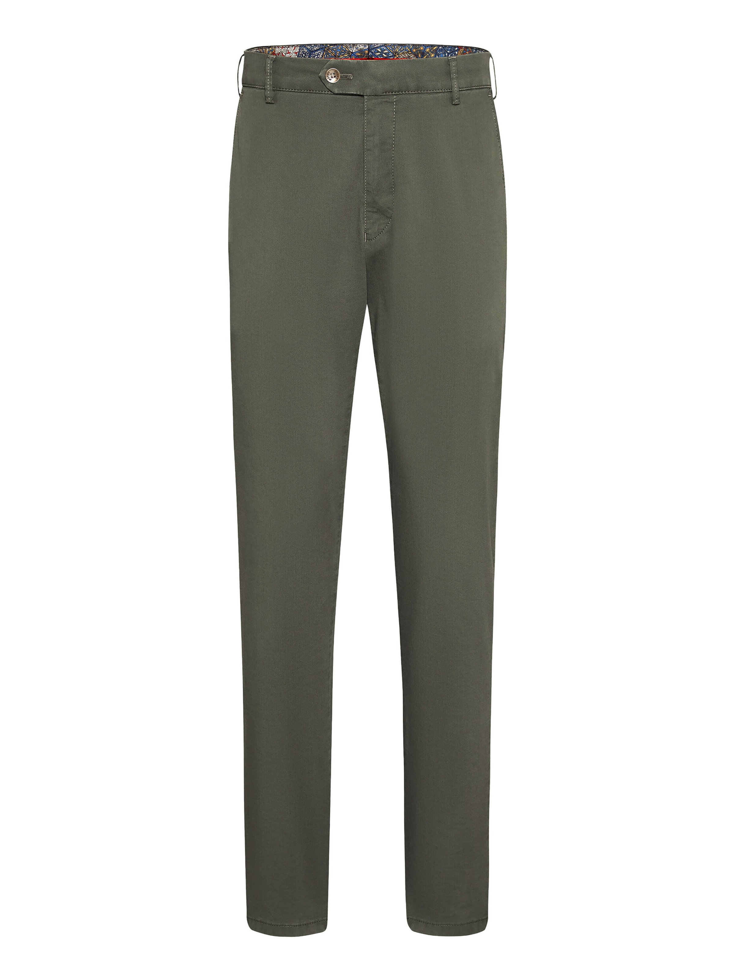 MEYER Regular Chinohose in Grün: Vorderseite