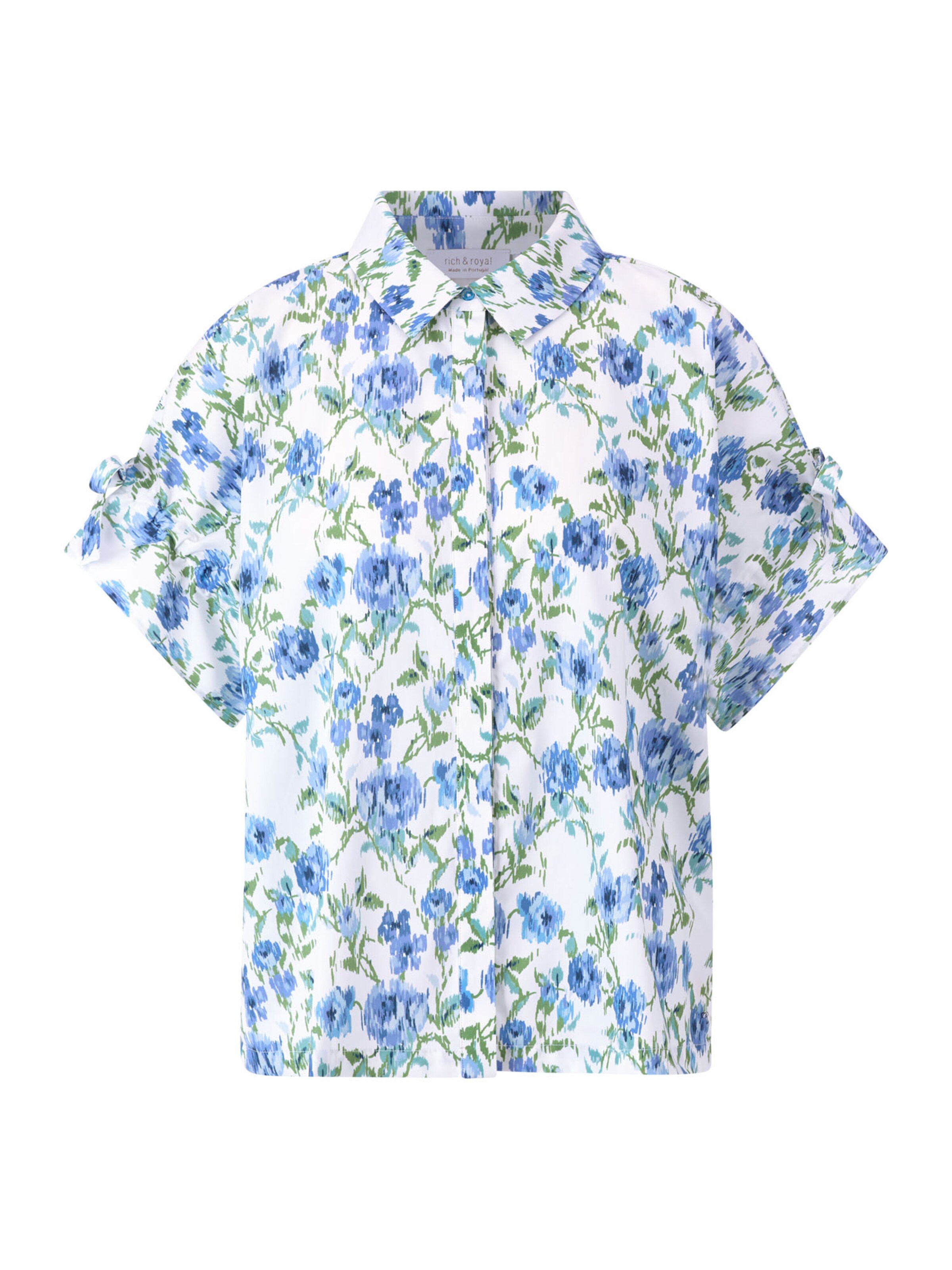 Rich & Royal Blouse in Blue: front