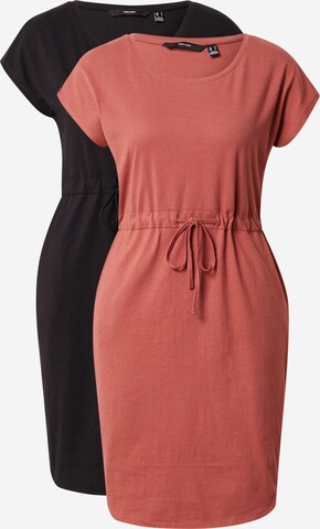 VERO MODA Kleid 'APRIL' in Rot: predná strana