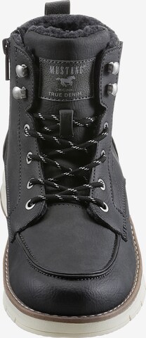 MUSTANG Lace-Up Boots '4161607' in Black