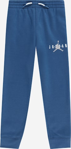 Tapered Pantaloni de la Jordan pe albastru: față