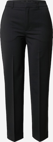 DRYKORN Regular Trousers with creases 'Search' in Black: front