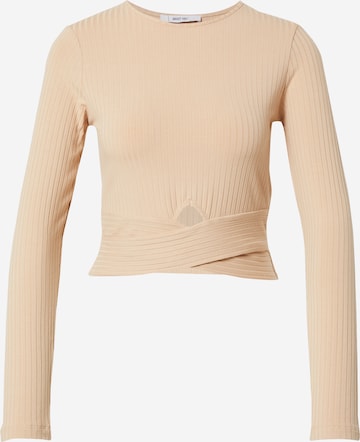 ABOUT YOU Shirt 'Juna' in Beige: voorkant