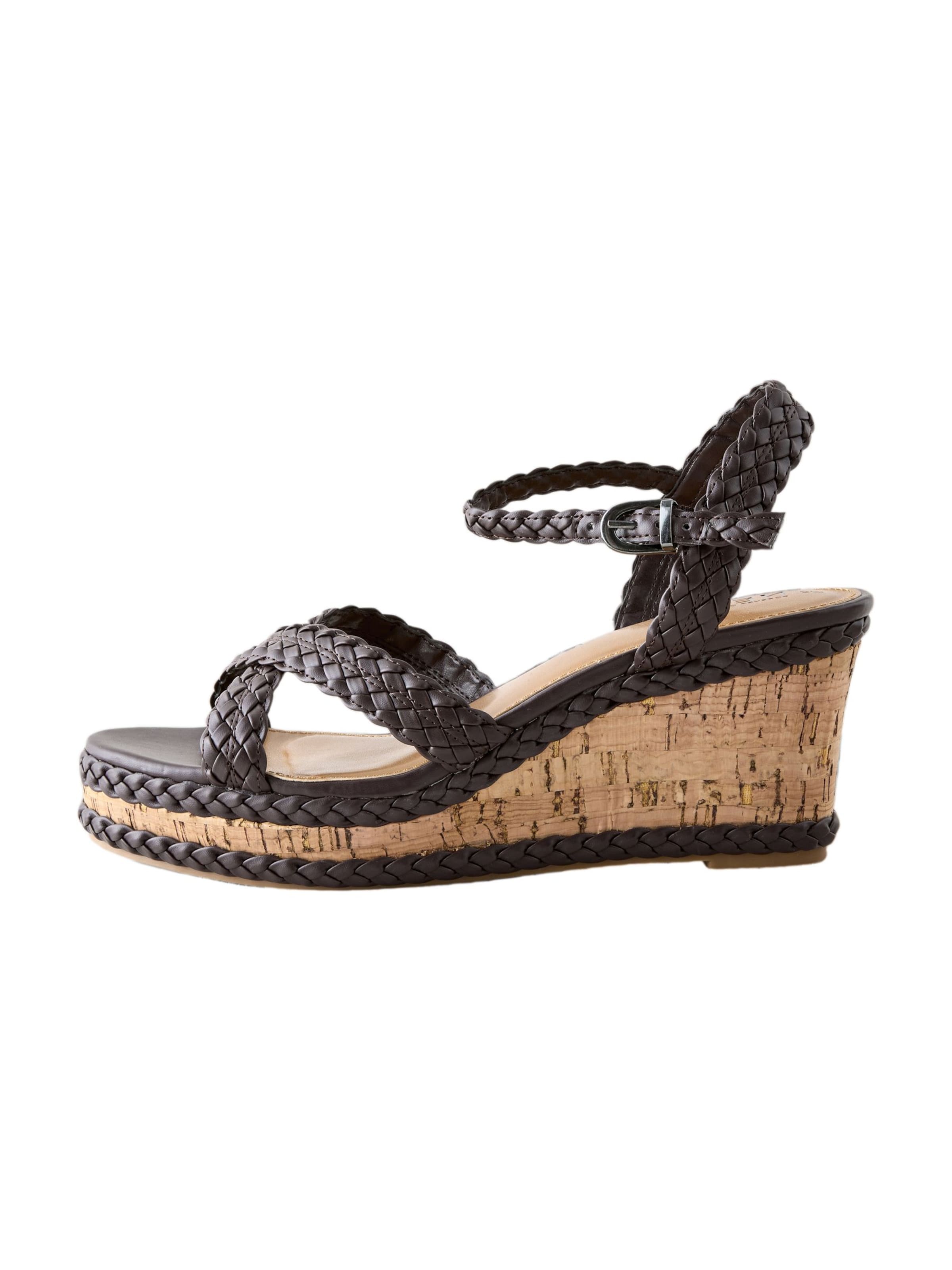 Next Sandaal 'Forever Comfort' in Bruin: voorkant