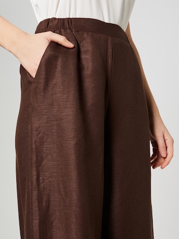 Wide Leg Pantalon 'Luisa' Guido Maria Kretschmer Women en marron