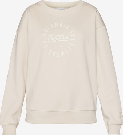 COLUMBIA Sweatshirt de desporto 'Meridian Creek' em XS em bege / bege claro, Vista do artigo