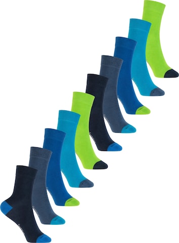 footstar Socks 'Color Pop' in Blue: front