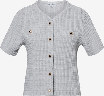 Cardigan Marie Lund en gris : devant