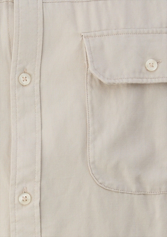 S. Oliver Regular fit Button Up Shirt in Beige: front