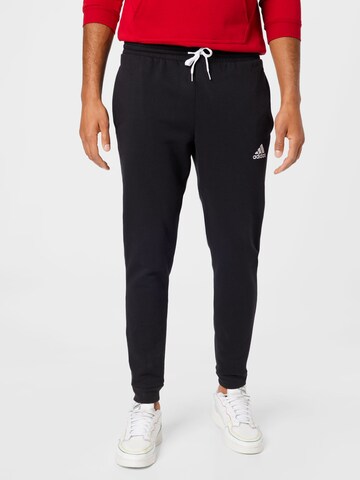 ADIDAS PERFORMANCE Tapered Sports trousers 'Entrada 22' in Black: front