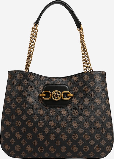 GUESS Tasche 'HENSELY' in hellbeige / dunkelbraun, Produktansicht