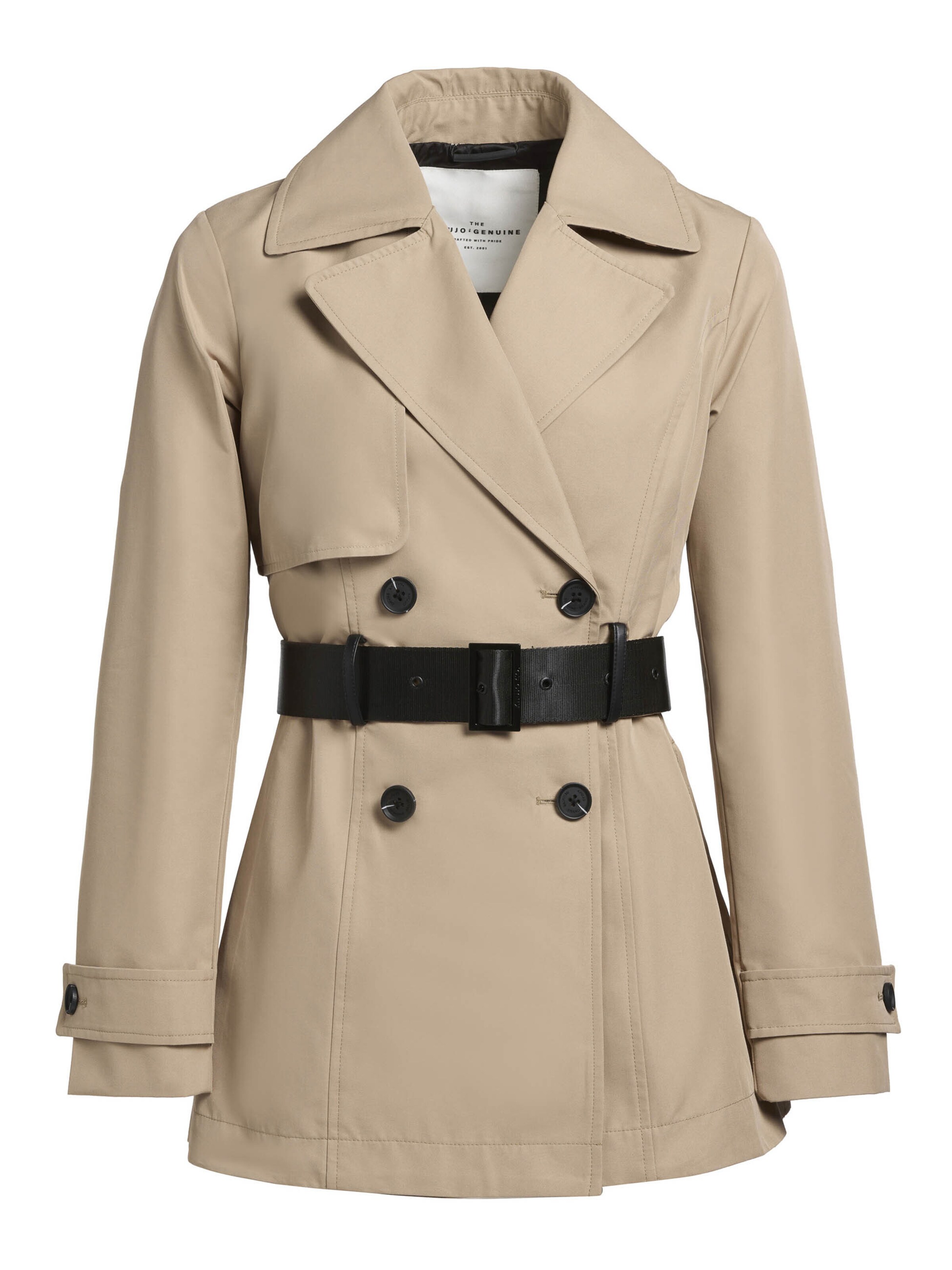 khujo Manteau mi-saison 'Liane' en sable, Vue avec produit