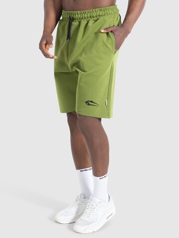 Smilodox Regular Workout Pants 'Nate' in Green