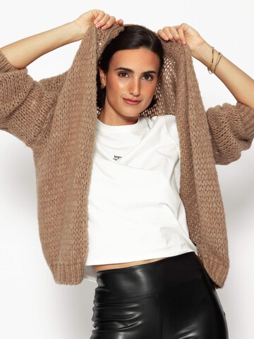 SASSYCLASSY Oversized Cardigan in Brown