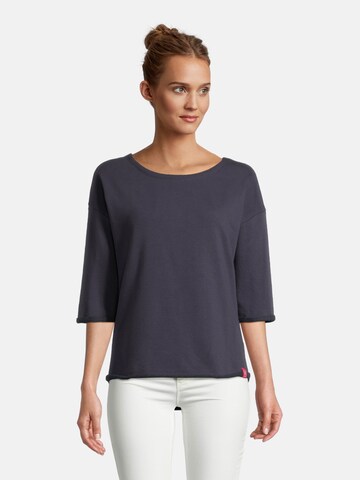 salzhaut Shirt  'Heven' in Blau: Vorderseite