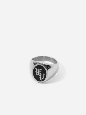 Wasted Paris - Anillo 'Signet Ring Signature' en plata: frente