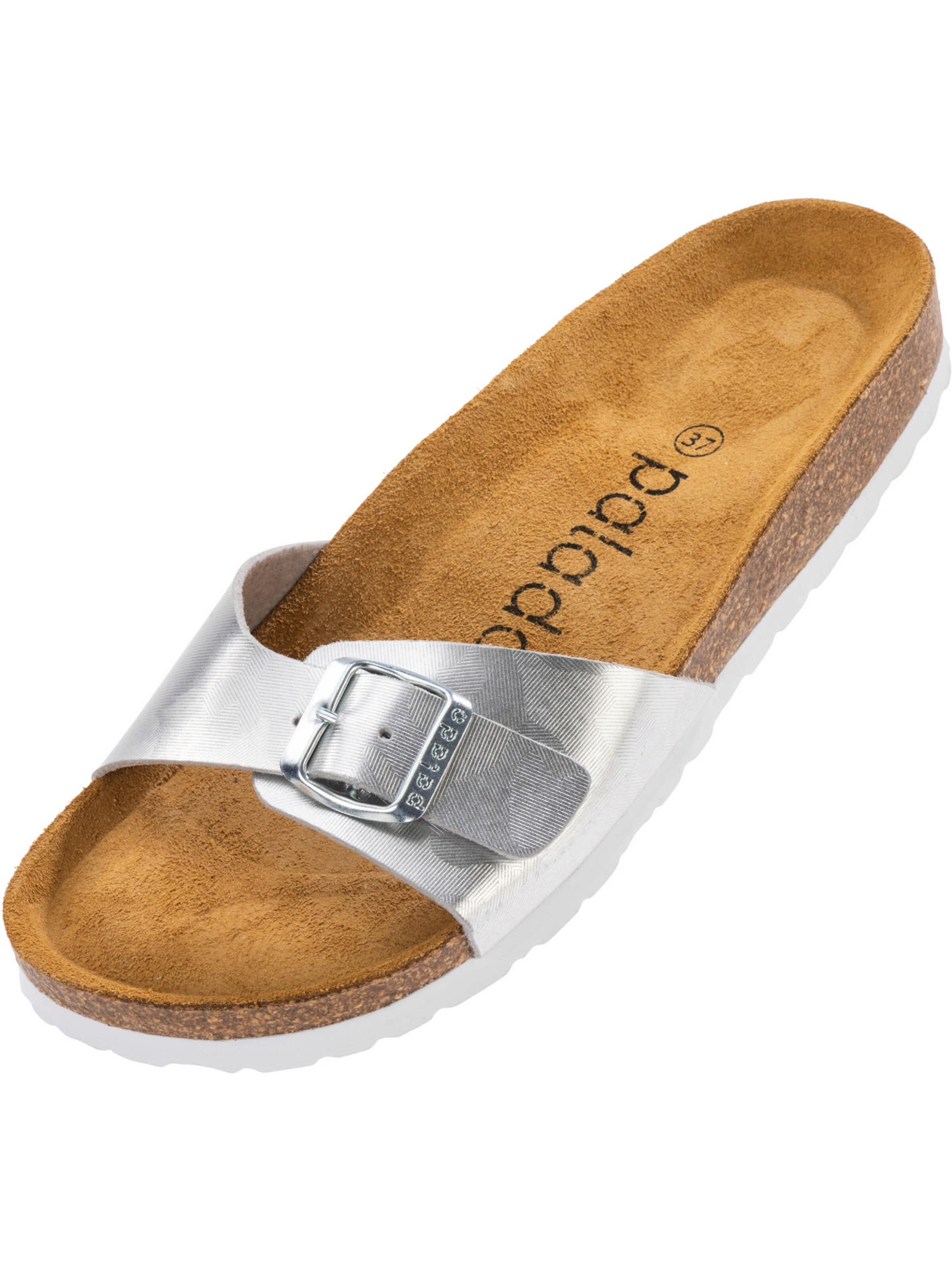 Palado - Zapatos abiertos 'Palado Malta Texas' en plata: frente
