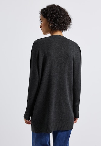 STREET ONE Strickjacke in Schwarz