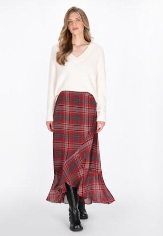 DreiMaster Vintage - Falda en rojo