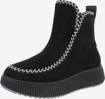 Ital-Design Ankle Boots in Black: front