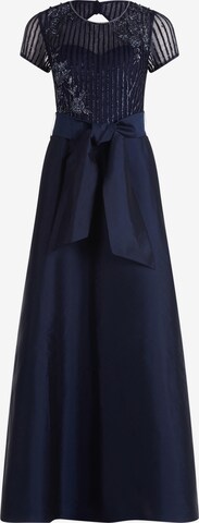 Vera Mont Abendkleid mit Stickerei in Blau: predná strana