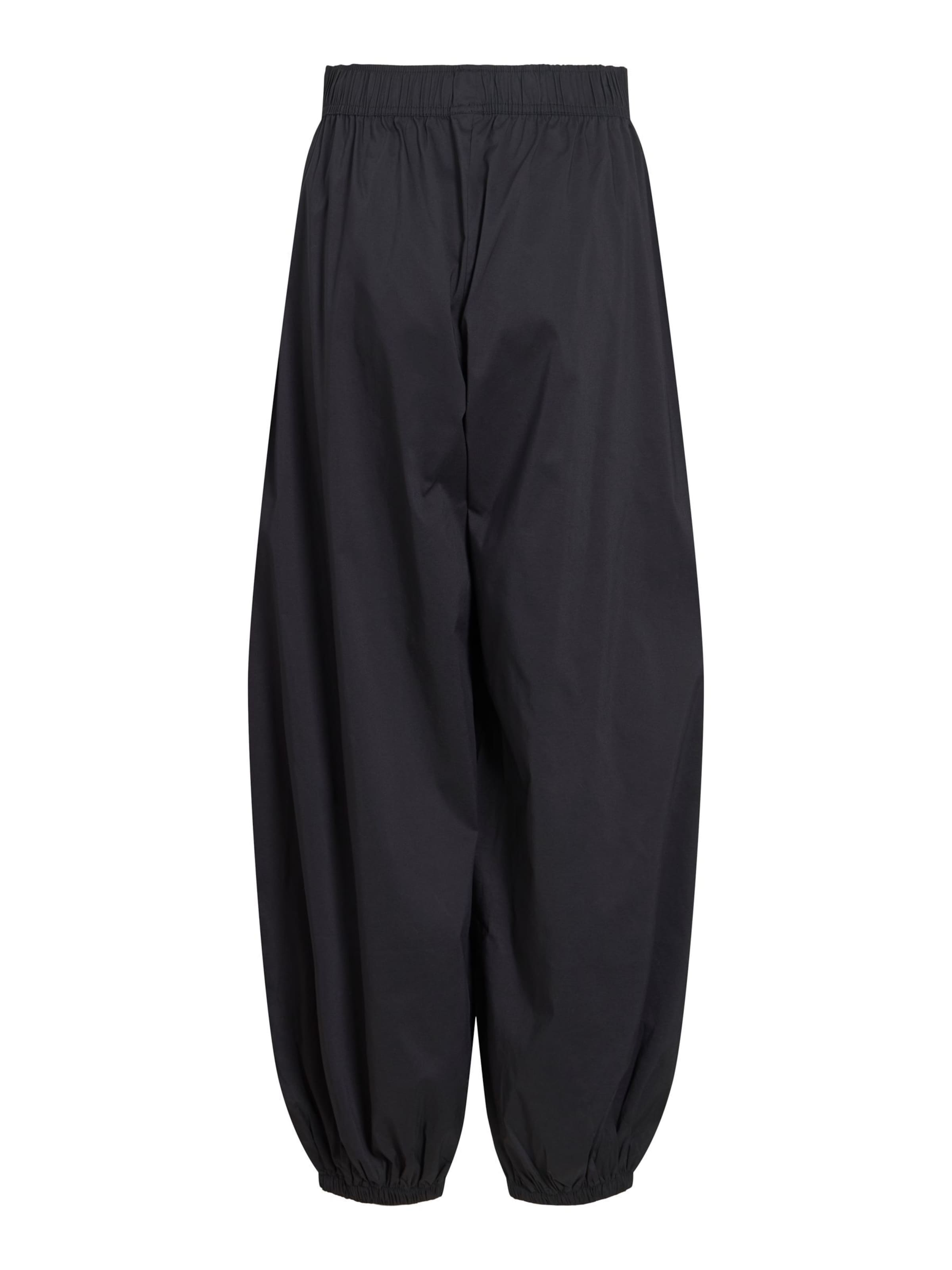 VILA Regular Hose in Schwarz