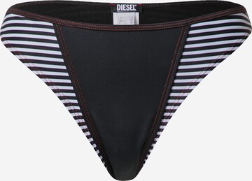 DIESEL - Cueca biquíni em preto: frente