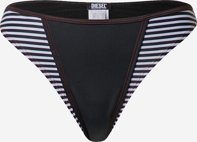 DIESEL Bikinihose in schwarz / weiß, Produktansicht