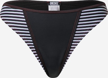 Pantaloncini per bikini di DIESEL in nero: frontale