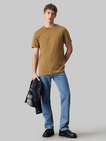 T-Shirt Calvin Klein Jeans en marron