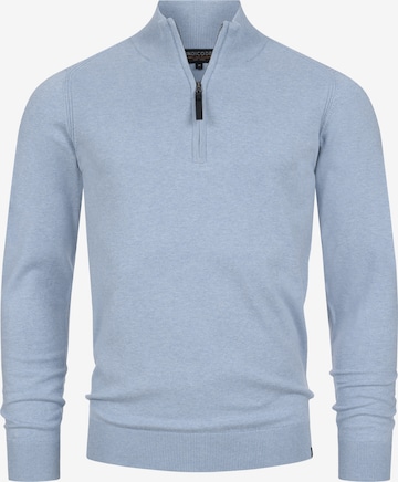 INDICODE JEANS Trui 'Gore' in Blauw: voorkant