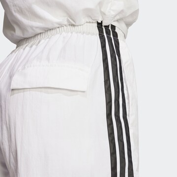 ADIDAS SPORTSWEAR Loose fit Sports trousers in White