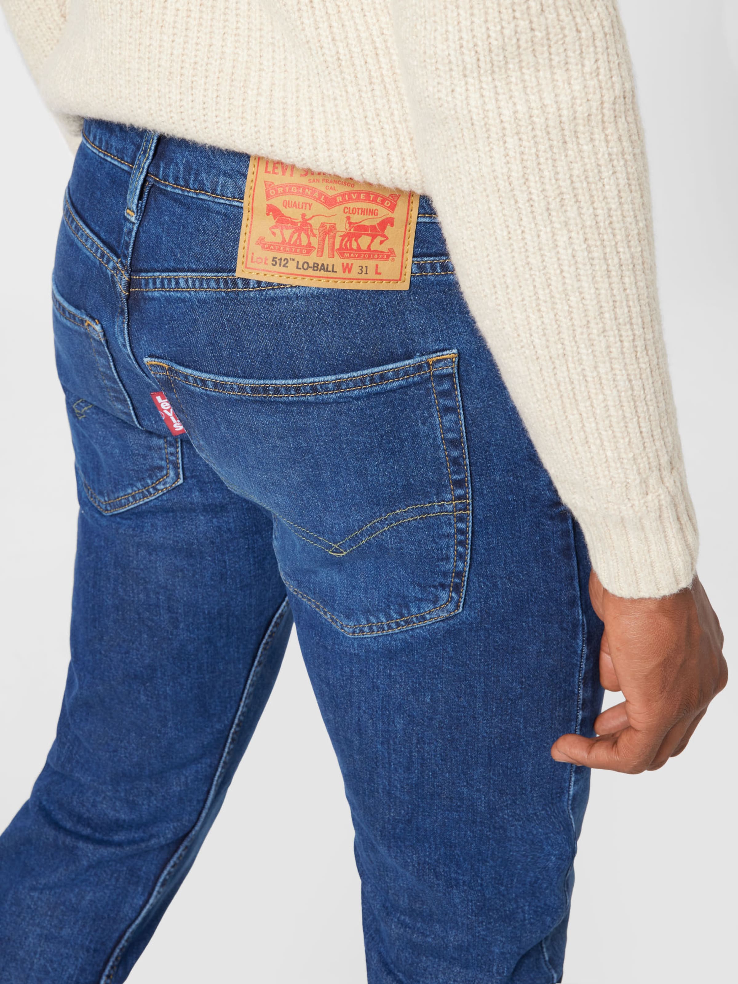 LEVI'S Jeans '512 SLIM TAPER LO BALL' in Blue | ABOUT YOU