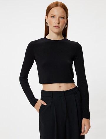 Koton Shirt in Zwart: voorkant