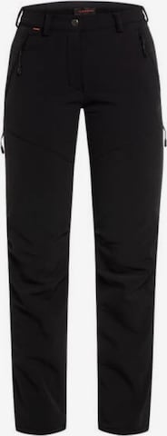 MAMMUT Regular Workout Pants in Black: front
