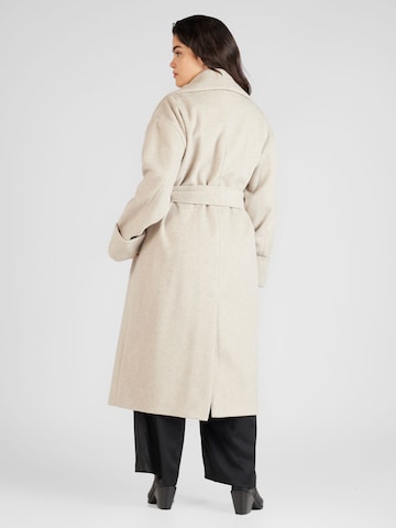 River Island Plus Between-seasons coat in Beige