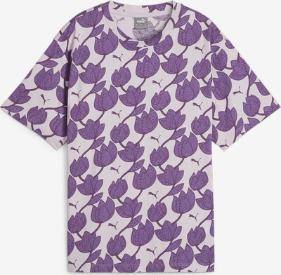 PUMA Shirt 'ESS+ BLOSSOM' in de kleur Lila gemêleerd, Productweergave