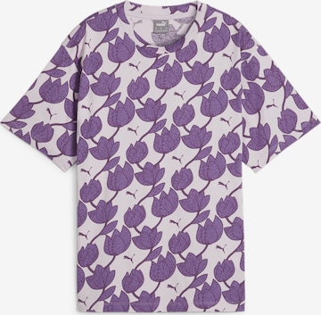 T-shirt 'ESS+ BLOSSOM' PUMA en violet : devant