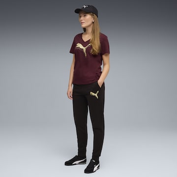 PUMA Tapered Sporthose 'Ess' in Schwarz