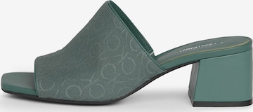 Mule Calvin Klein en vert : devant